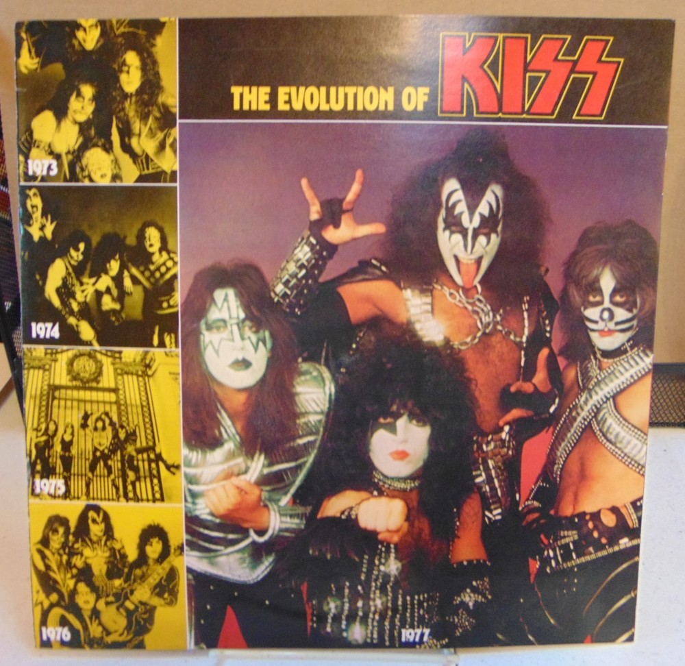 KISS booklet lot ALIVE insert & Evolution Promo ACE Gene PAUL Peter GOOD 1-owner