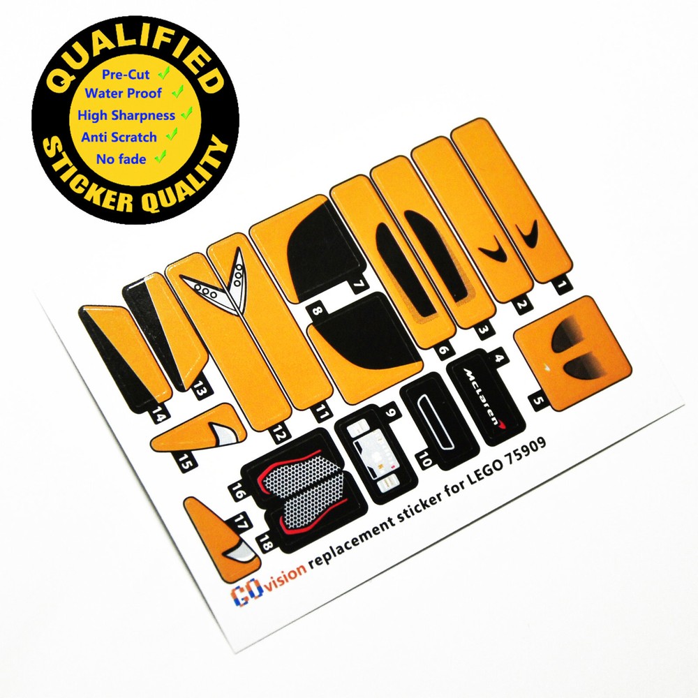 Replacement sticker for set 75909 Precut sticker