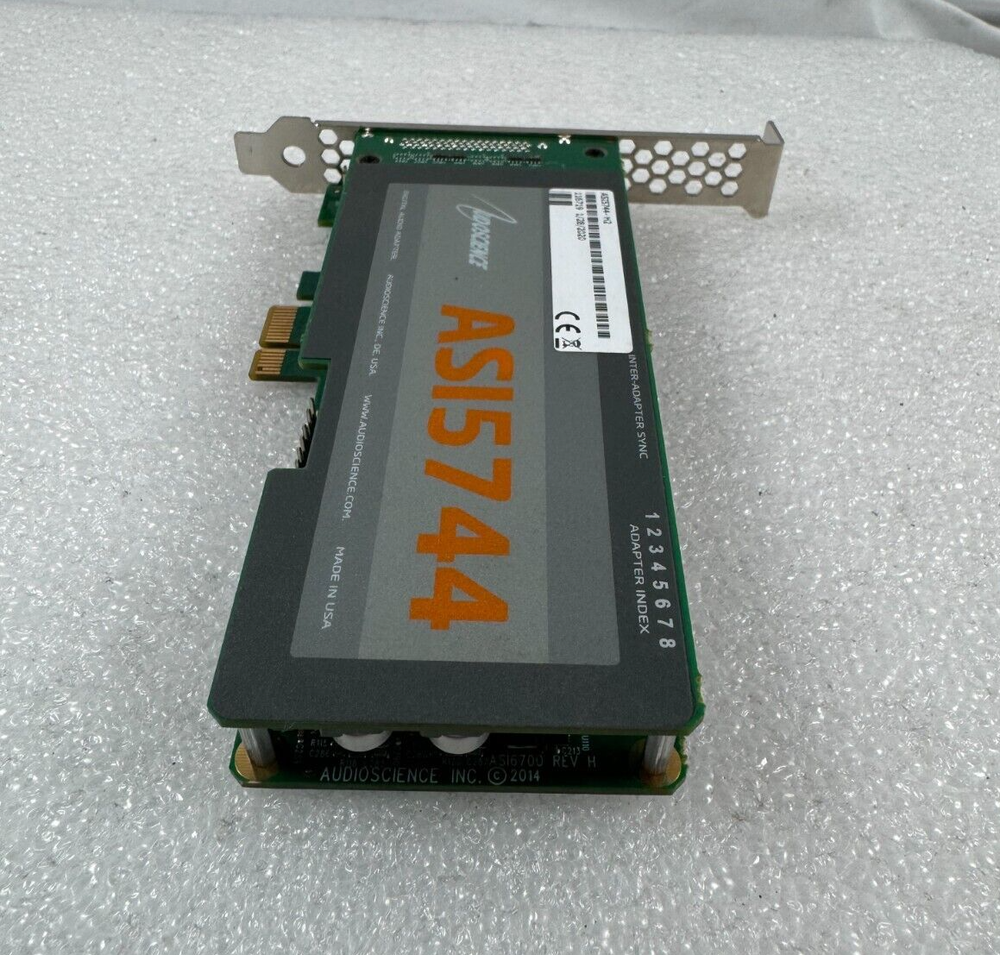 AudioScience ASI5744 PCI Express Broadcast Sound Card