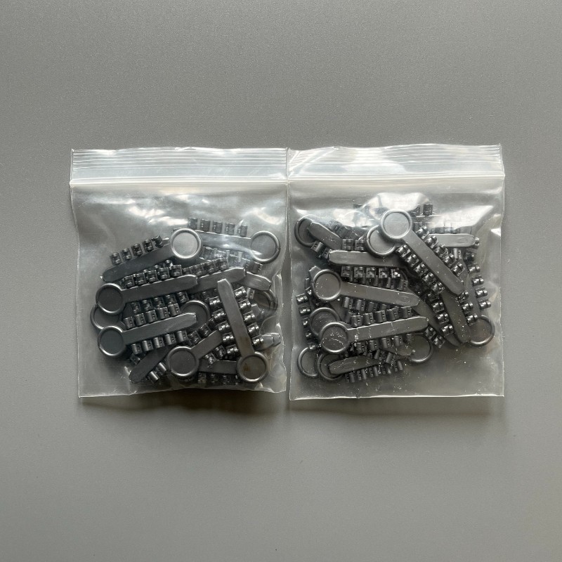 200Pcs/Pack Dental Rotation Wedge Orthodontic Rubber Elastic Rotary Pads Gray