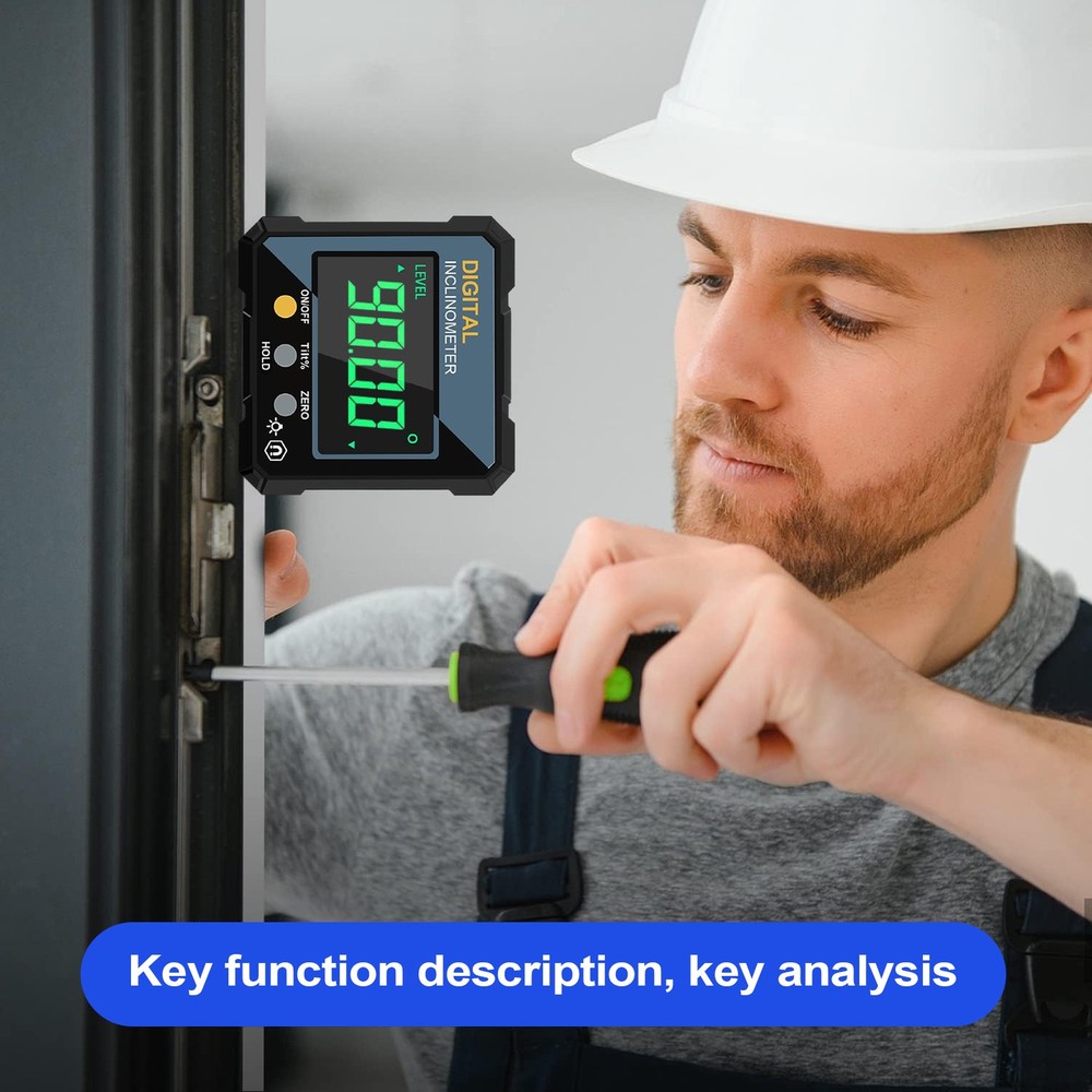 Digital Angle Finder Protractor Angle Gauge With LCD Mini Inclinometer Tool