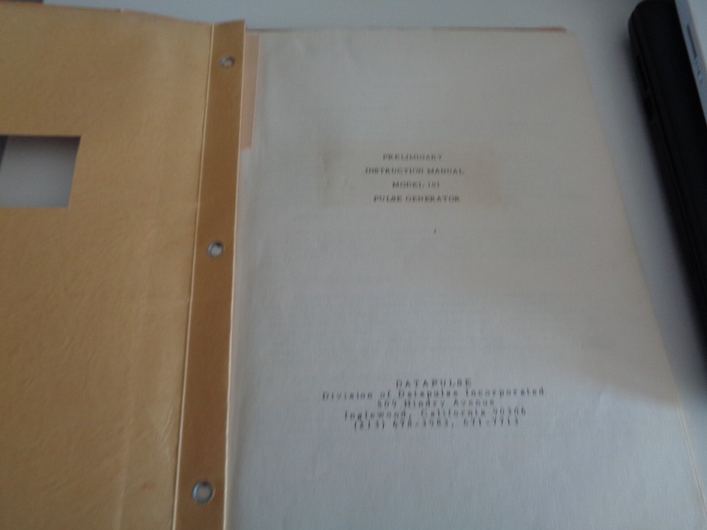 Polarad Model 101 pulse generator