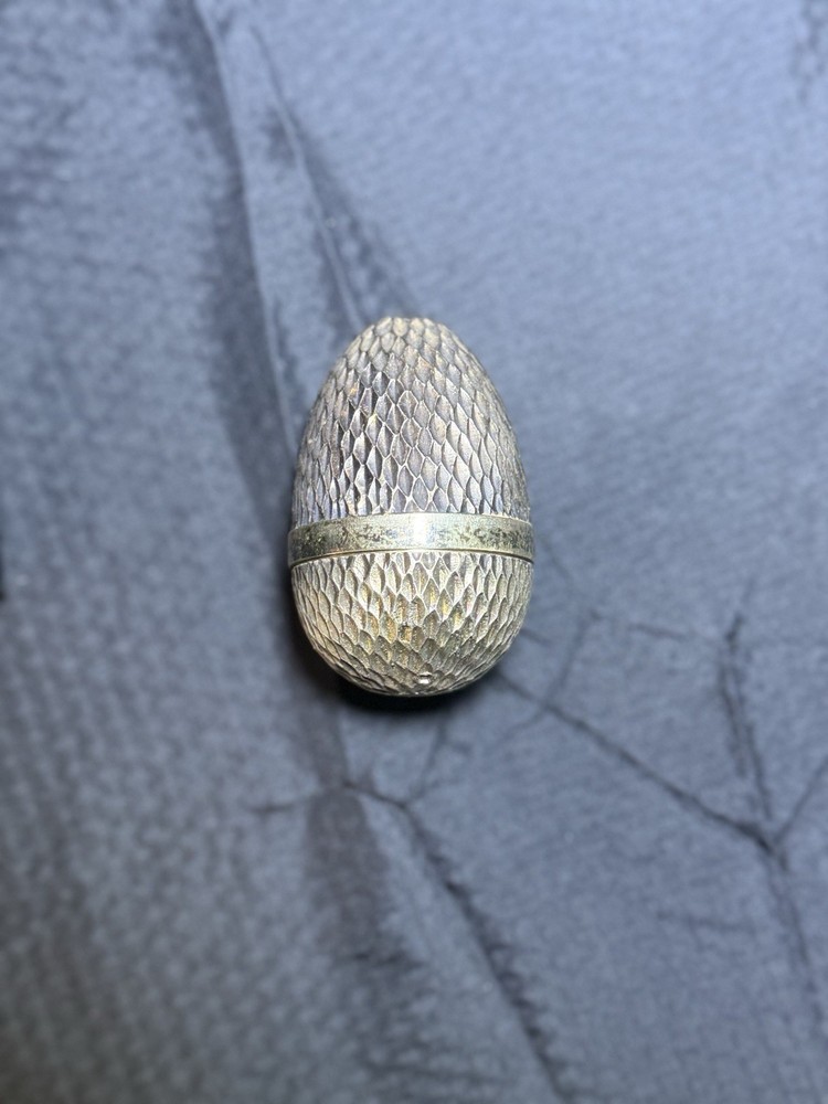 Stuart Devlin Limited Edition Silver Gilt Bird Egg Trinket Box #169