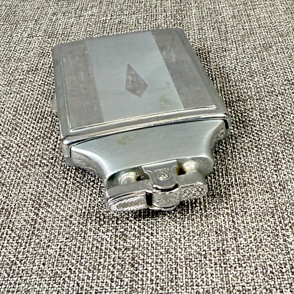 Vintage Ronson Mastercase Cigarette Case Lighter Combo with Pouch
