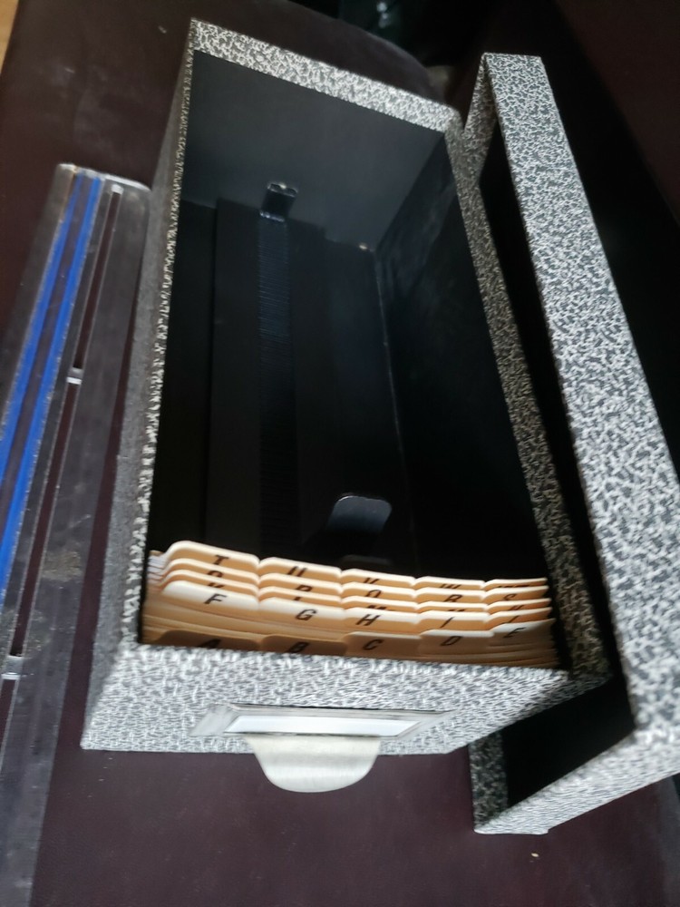 Globe-Weise Card Catalog Box