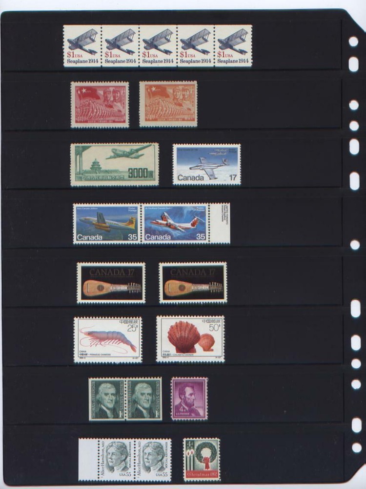 ANCHOR 50 Stock Pages 8S (8- rows) Black Double Sided/ FREE EPEDITED SHIPPING.