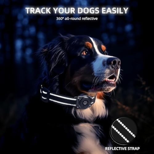 GPS Tracker for Dogs, Mini GPS Cat Tracker, Smart Pet Activity Tracker (iOS O...