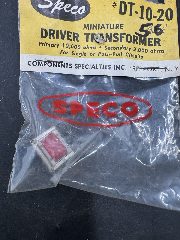 Speco DT-10-20 Miniature Output Transformer