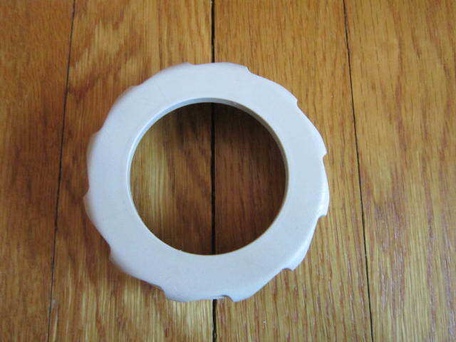 Oster Kitchen Center Replacement Grinder Retaining Ring Plastic Nut Almond VTG