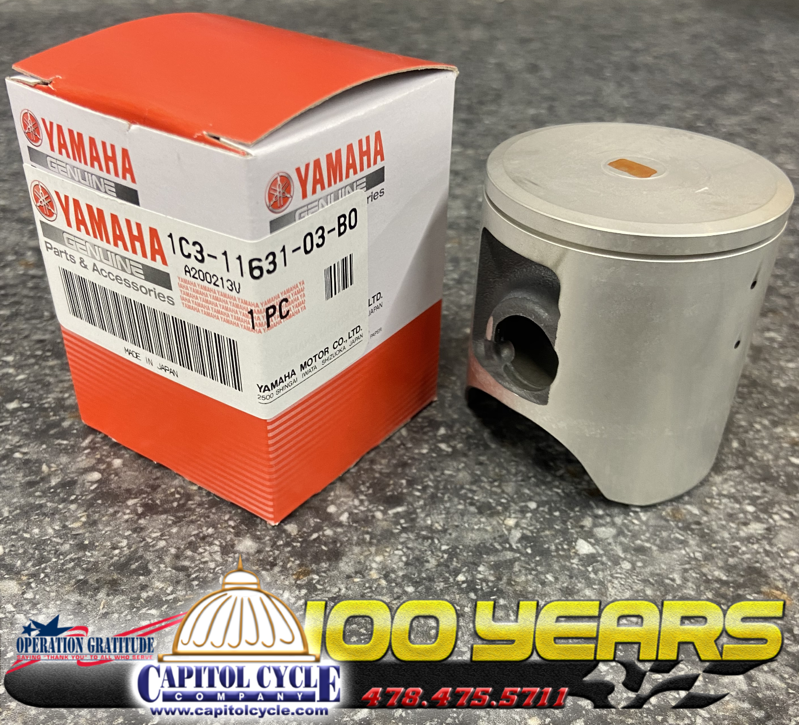 NEW OEM YAMAHA YZ125 TOP END KIT WITH CYLINDER 2005-2021