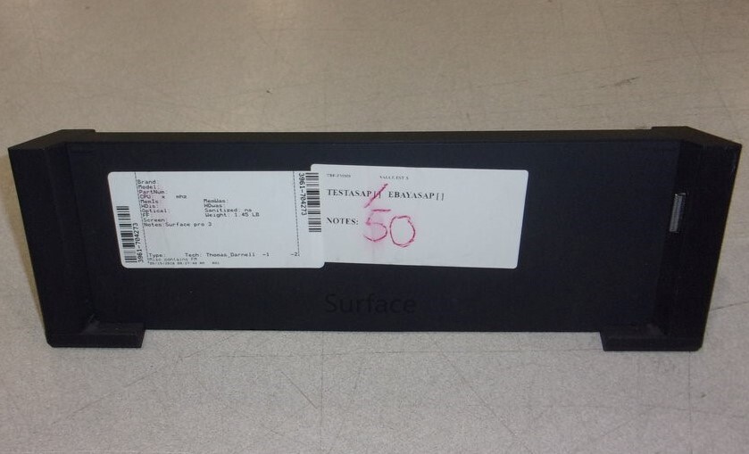 Microsoft Surface 1664 Surface Pro 3 Docking Station SEE NOTES