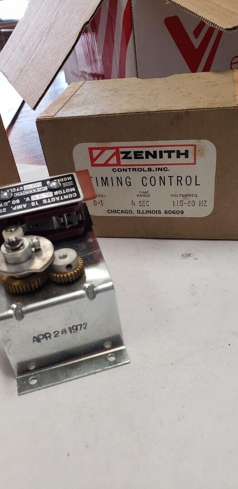 ZENITH TIMING CONTROL B1-E 4 SEC. 115-60HZ (OLD STOCK)