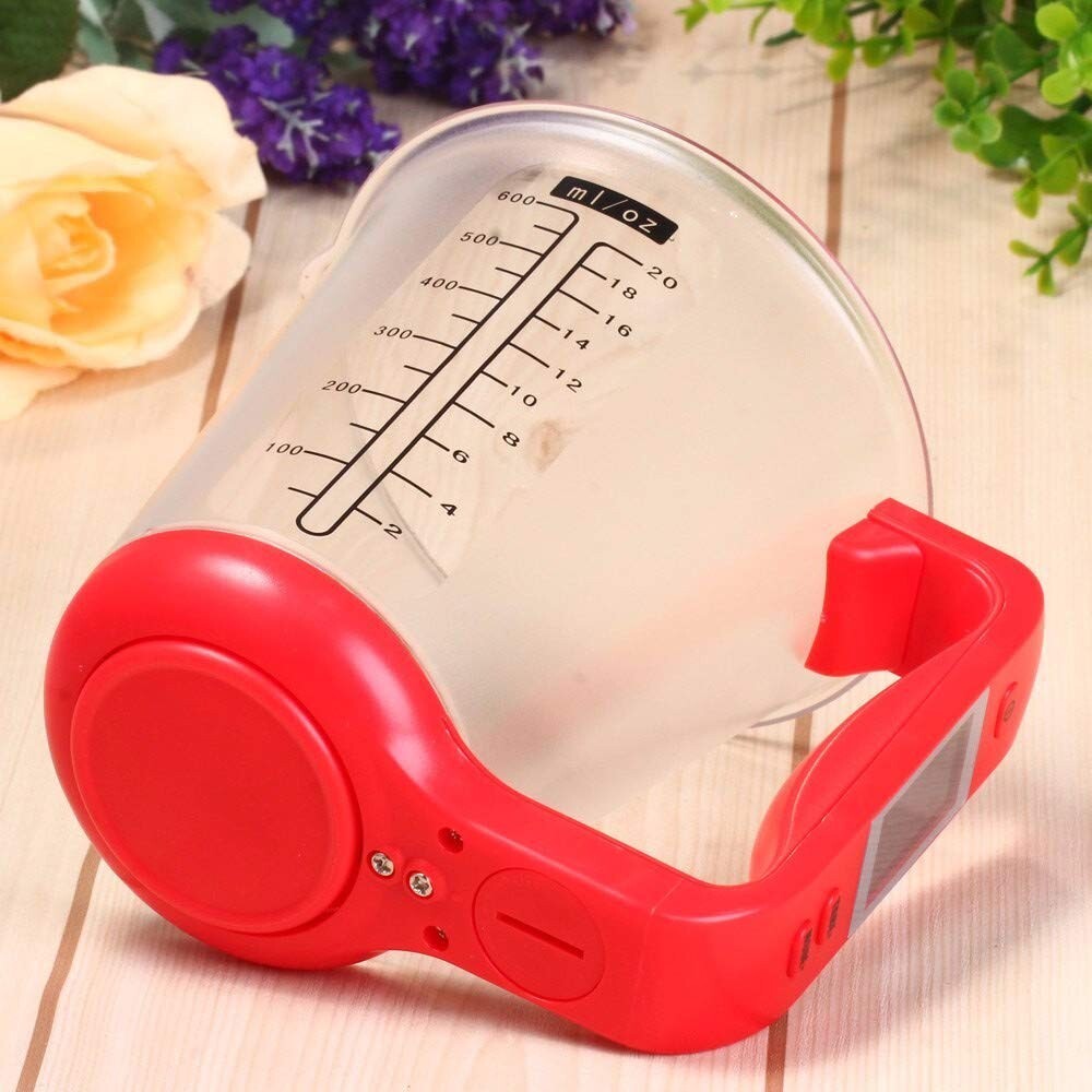 LCD Screen Multi-Functional Digital Kitchen Scale Measuring Cup 100-600ml 1000g
