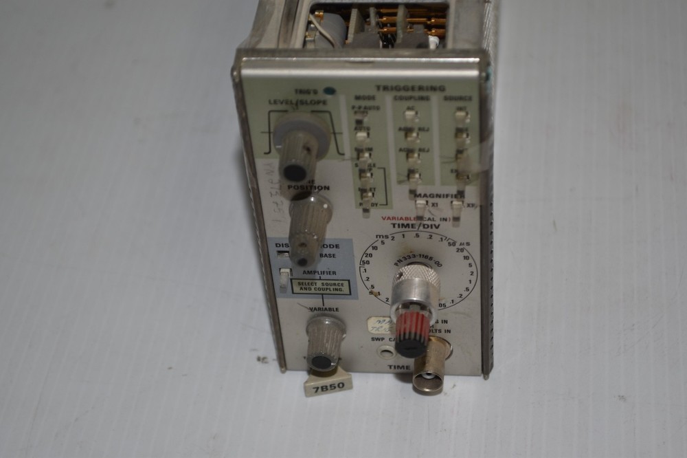TEKTRONIX 7B50 TIME BASE PLUG IN (MPR18)
