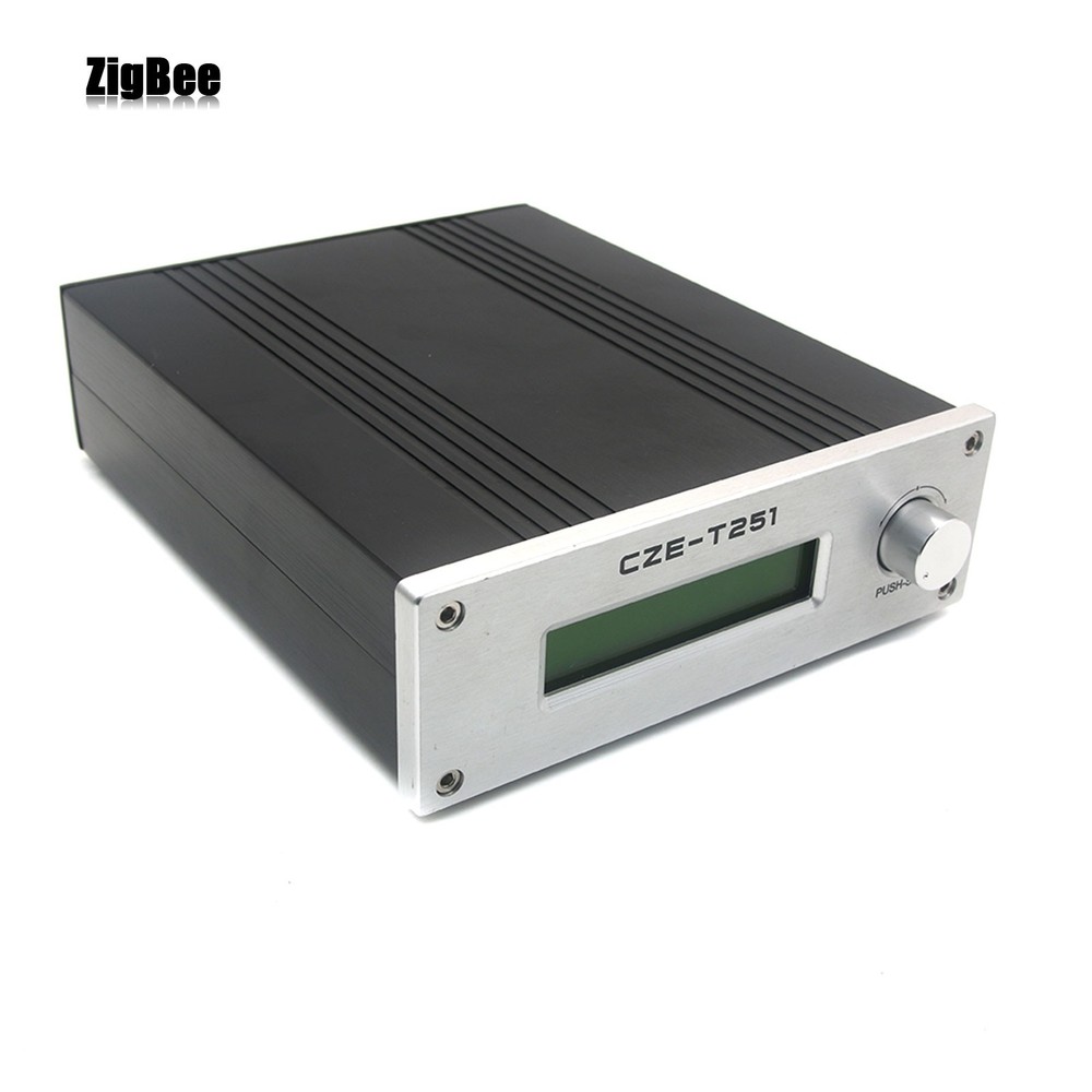 CZE-T251 FM Transmitter 0-25W Adjustable Mono Stereo PLL Broadcast Station