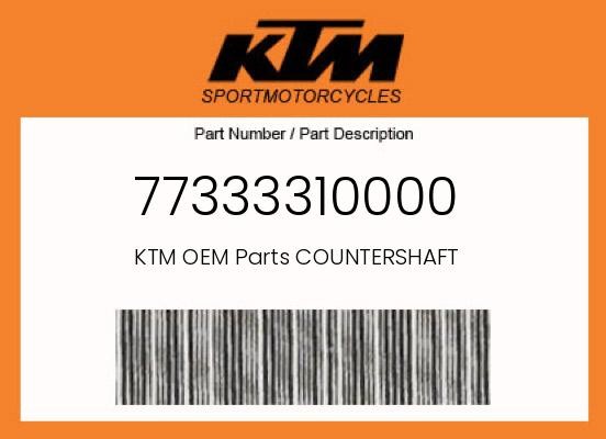 KTM Genuine Countershaft - 77333310000