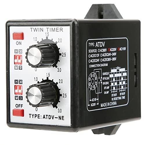 Multi-Section Short Period Repeat Cycle Timer Intermittent Timer Twin Timer