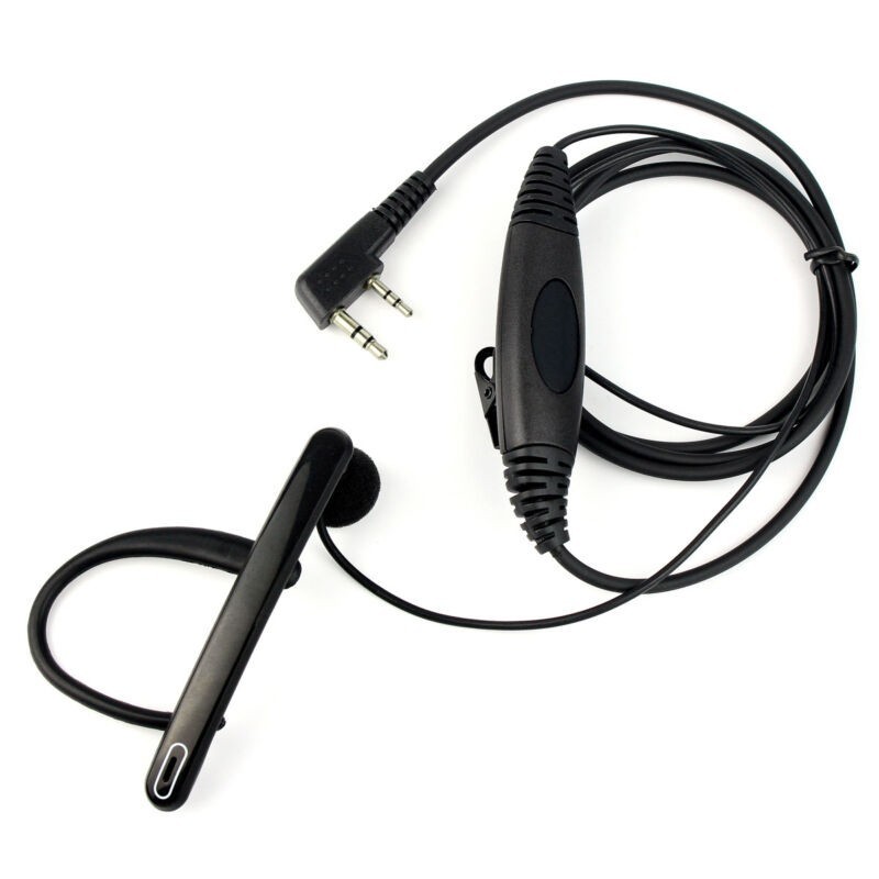 Practical Mic Headset For KPG KPG27D KPG29D 2-Pin Bar Communication