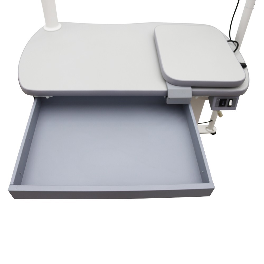 Auto Optometry Ophthalmic Eyeglass Test Table 110V Adjustable w/Vertical Pole