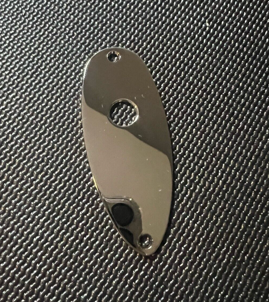 Flat Jackplate for Stratocaster Charvel Schecter Boss Tone Chrome