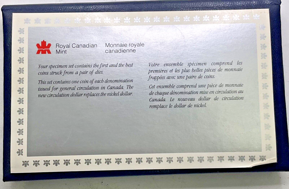 1988 Canada Proof Mint Set With COA