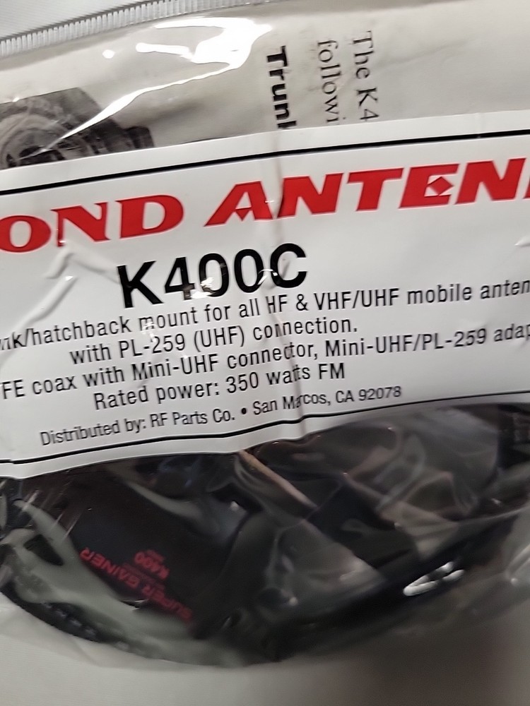 Diamond K400C Trunk/Hatchback Mount With 2-Axis Adjustable