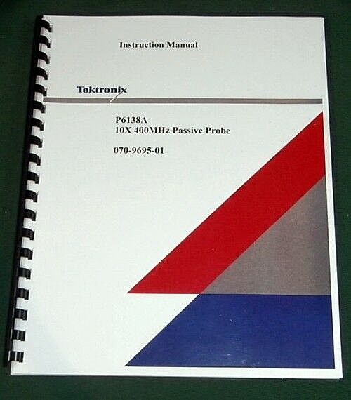 Tektronix P6138A Instruction Manual: Comb Bound & Protective Covers