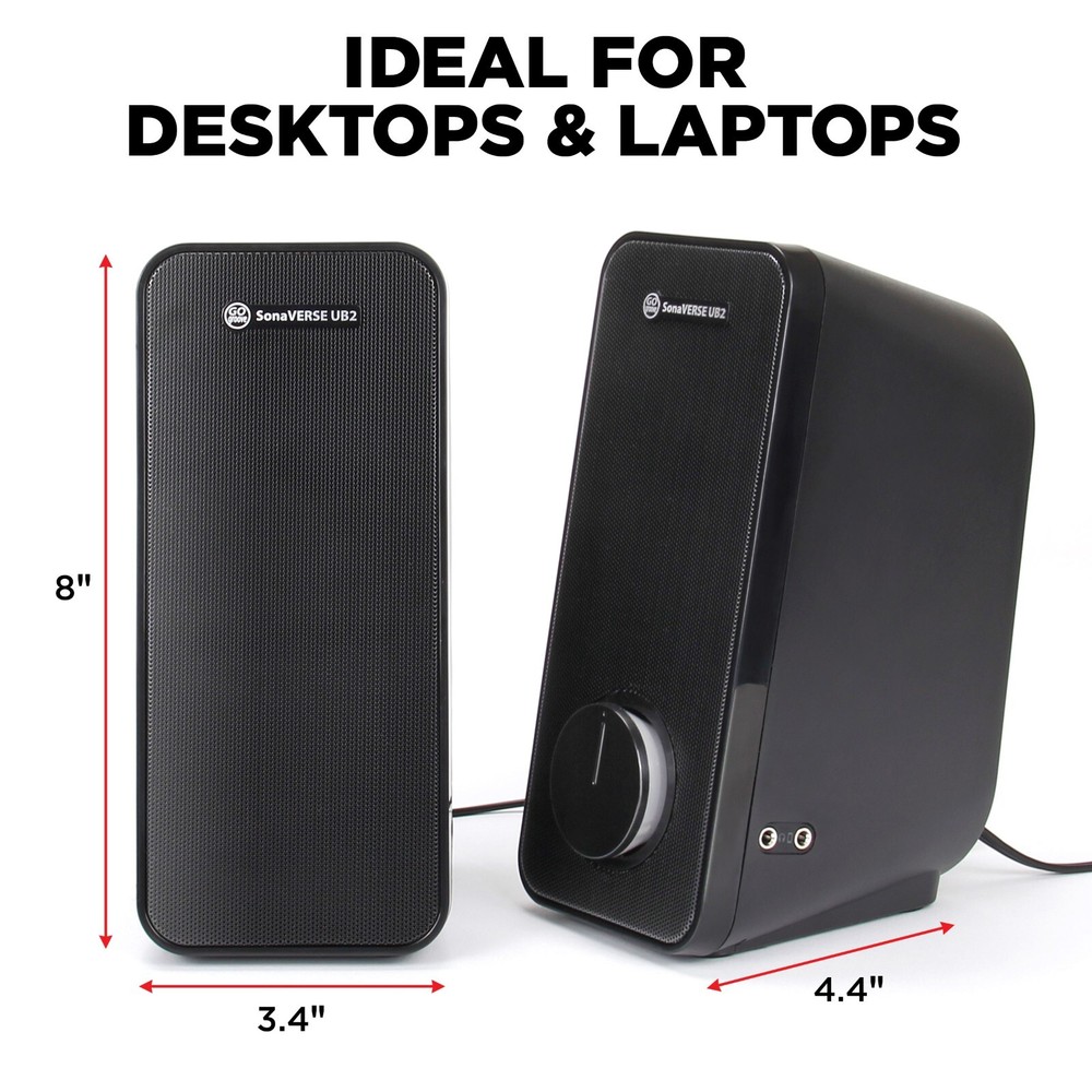Computer Multimedia USB Powered PC Speakers for Desktops & Laptops