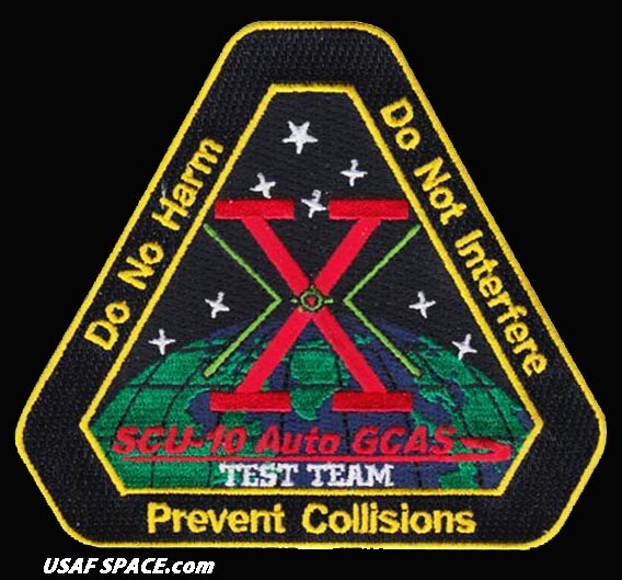 USAF 416TH FLIGHT TEST SQ -AUTOMATIC GROUND COLLISION AVOIDANCE SYSTEM- PATCH