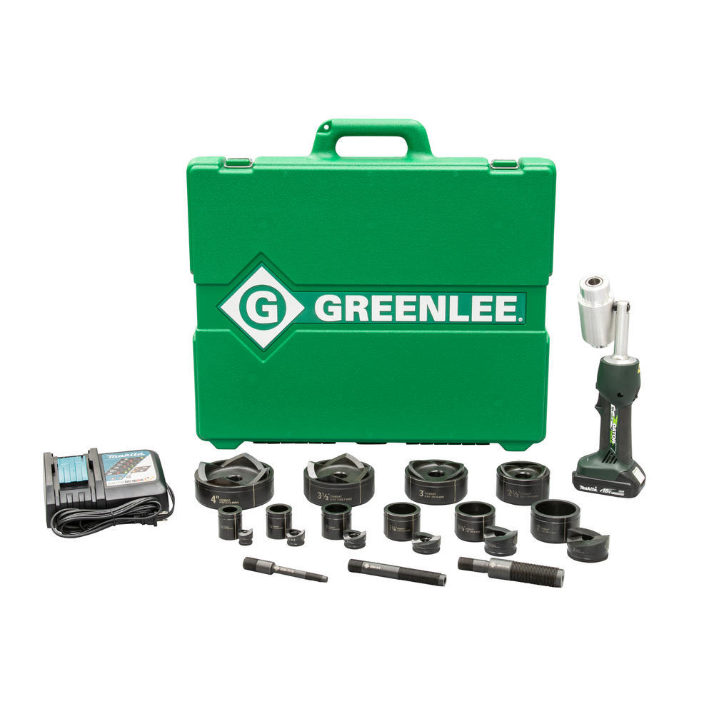 Greenlee LS50L11B Battery-Powered Knockout Punch Driver Tool Kit