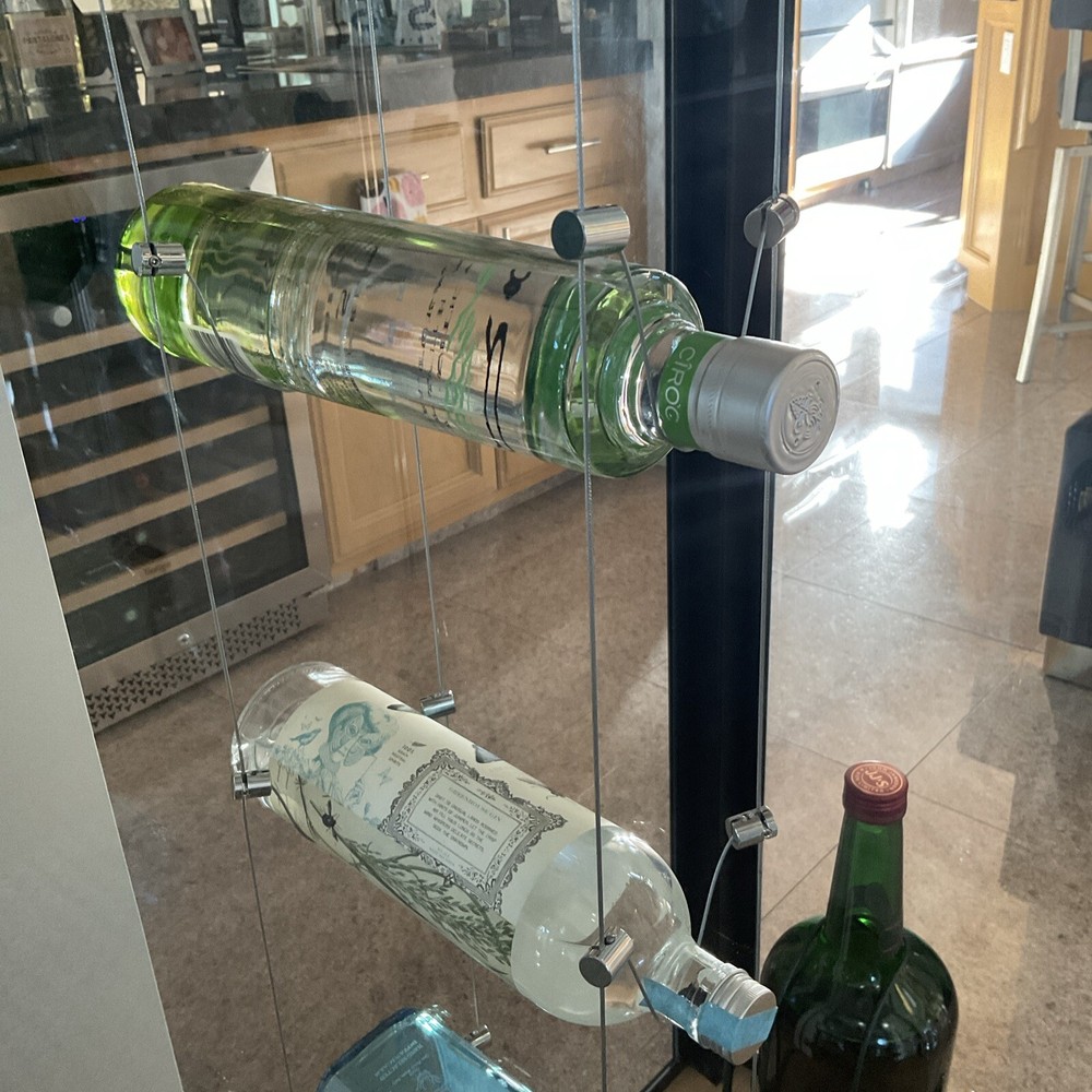 Wine Cable Clamps Left And Right Sides.