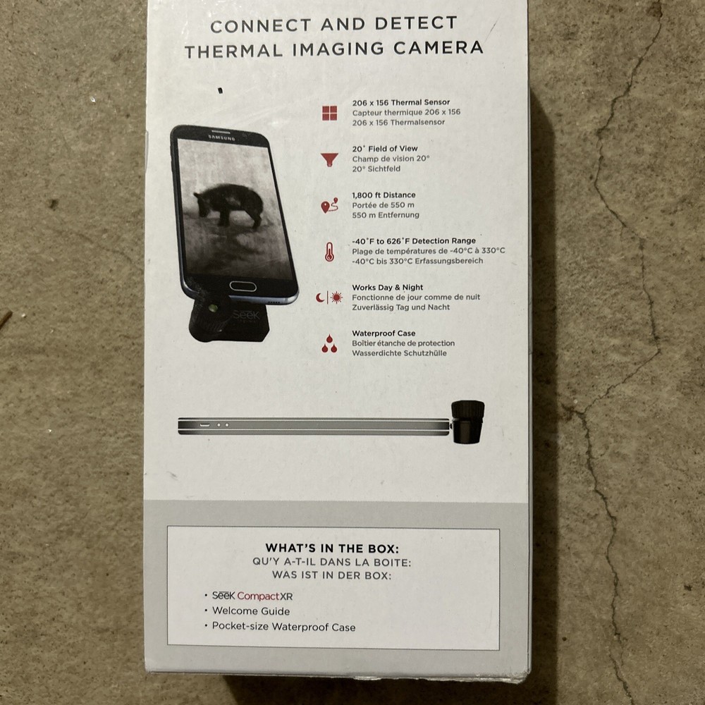 NEW! Seek Thermal UT-AAA Compact XR Thermal Imaging Camera For Android