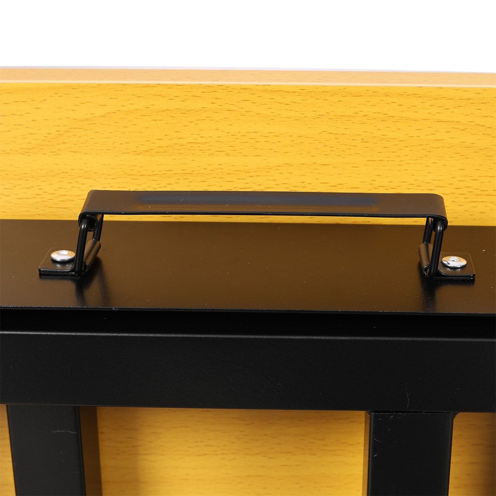 Foldable Work Table with Measuring Tape and Angle Finder Portable Tool Workbench