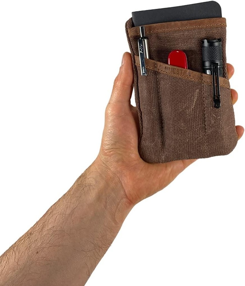 Hide & Drink, Multi-Tool Pocket Pouch, Compact Multipurpose EDC Honey Bourbon