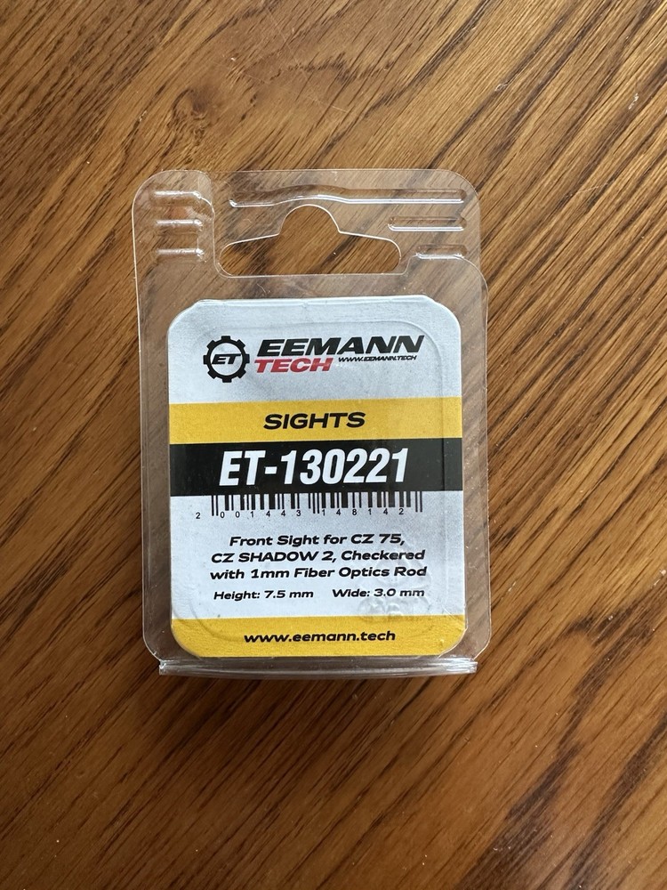 Eemann Tech Front Sight For Cz 75 Pistol