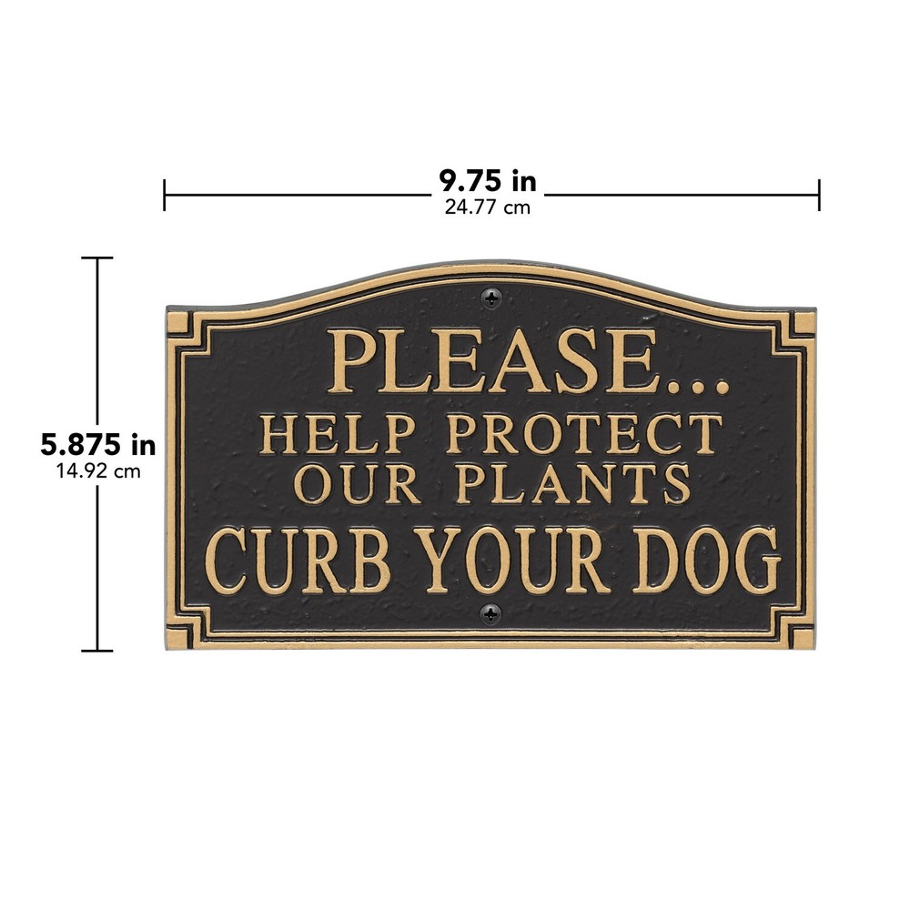 Please Protect our Plants Lawn/Wall Statement Sign