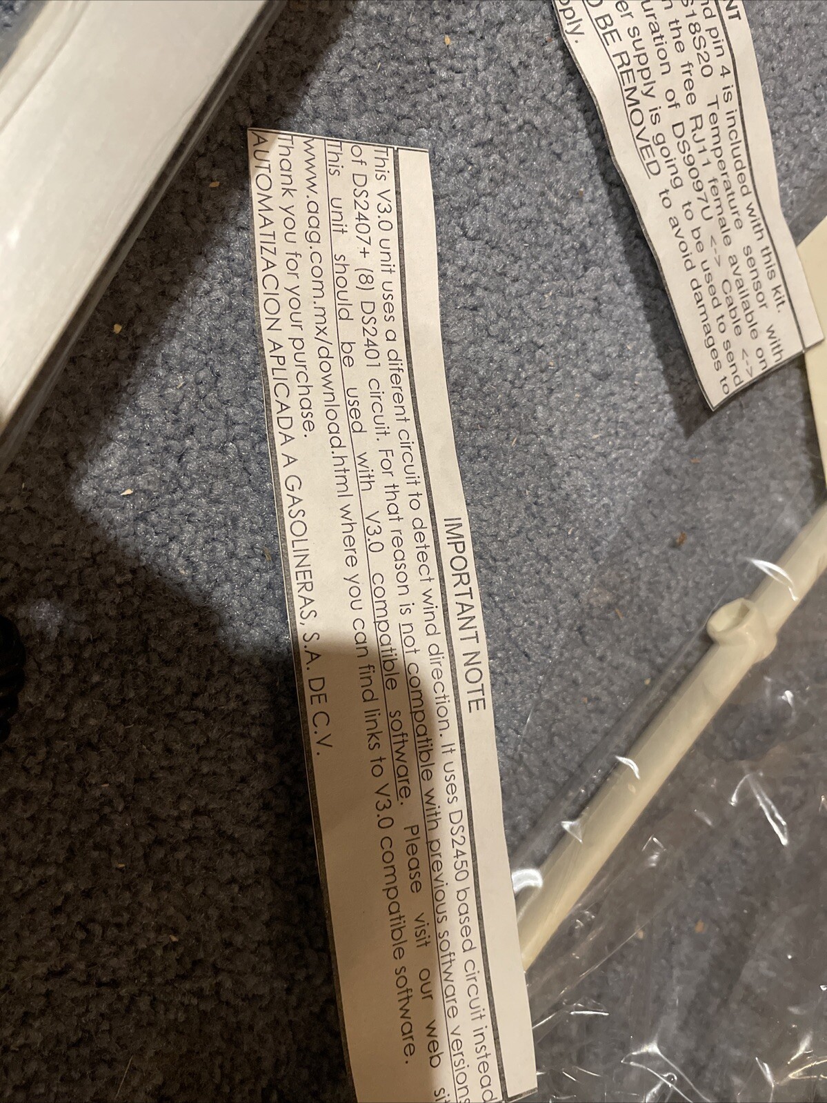 AAG 1-Wire Wind Instrument Two Units, One New, One Used For Parts