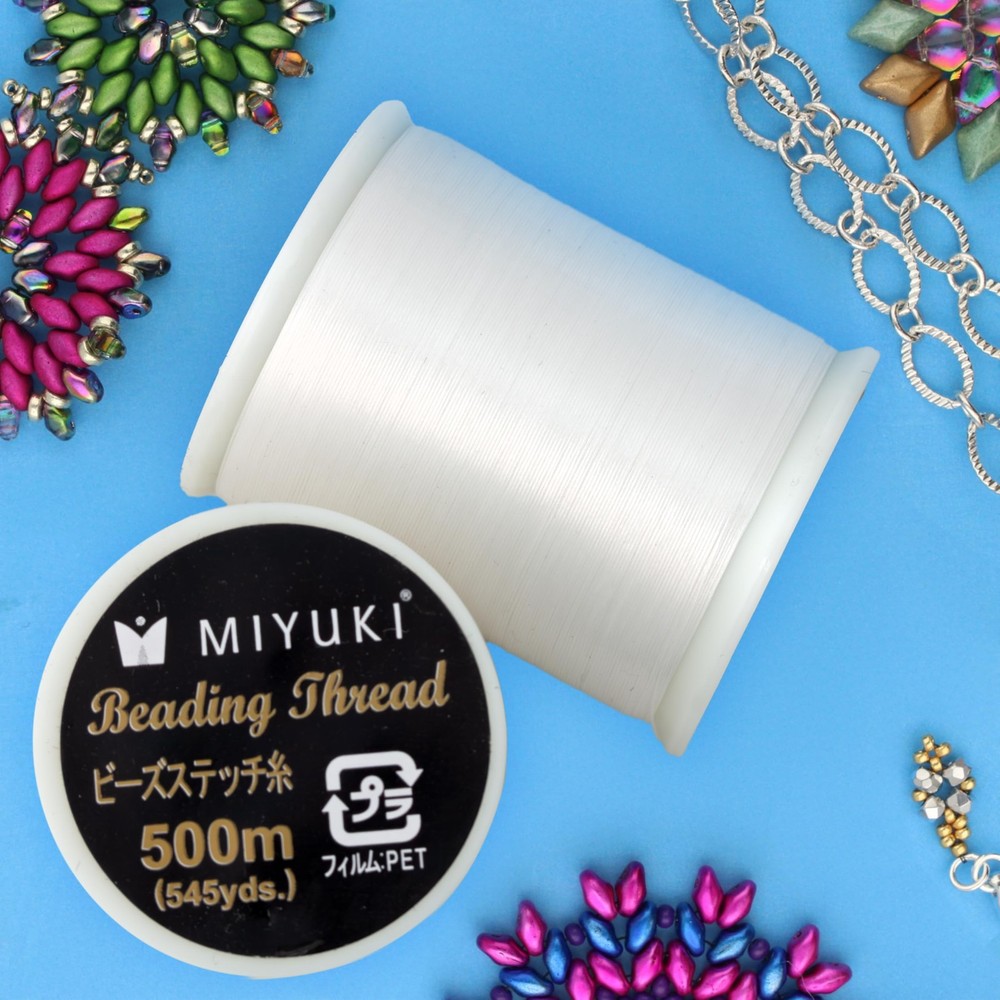 Beading Thread – Pre-Waxed Nylon String for Stringing Projects, 500 Meter/545...