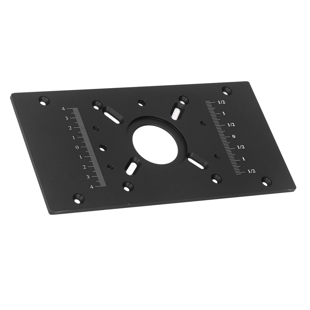 Router Table Insert Plate Lift System Base Board Accessory For Woodworking Black