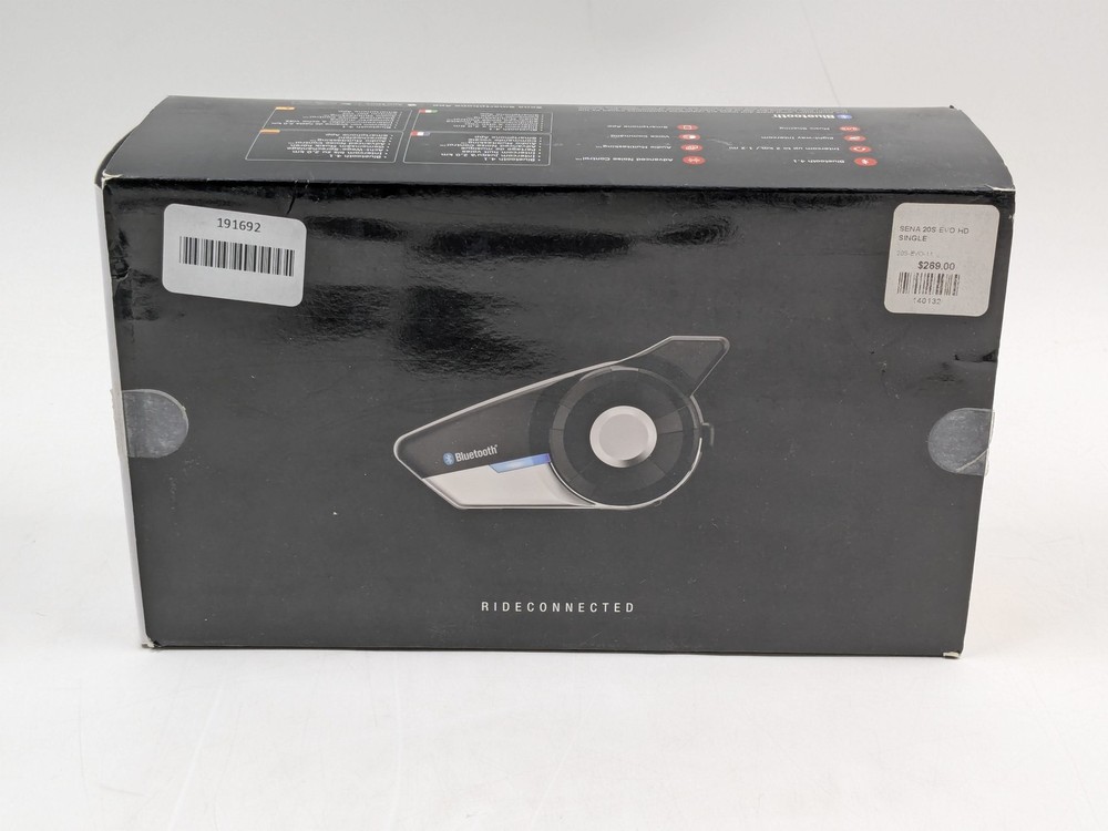 Sena 20S Evo Single Pack Motorcycle Communications System SP38