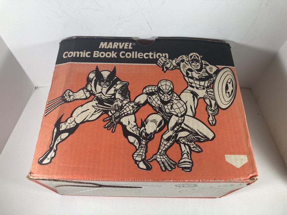 MARVEL STUDIOS COMICS VINTAGE 1989 COMIC BOOK COLLECTION COLLECTORS BOX