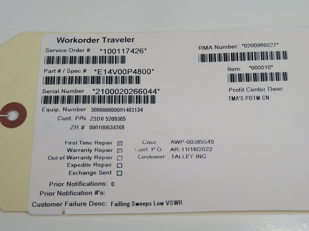 COMMSCOPE IMF8-C-1PHS FILTER MODE ANTENNA T258389