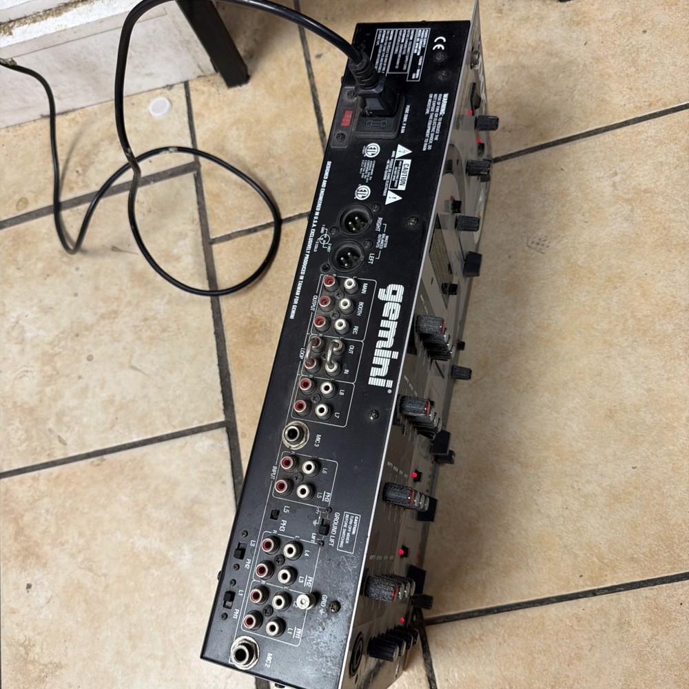 Gemini BPM500 Professional Stereo Preamp Mixer (Working)
