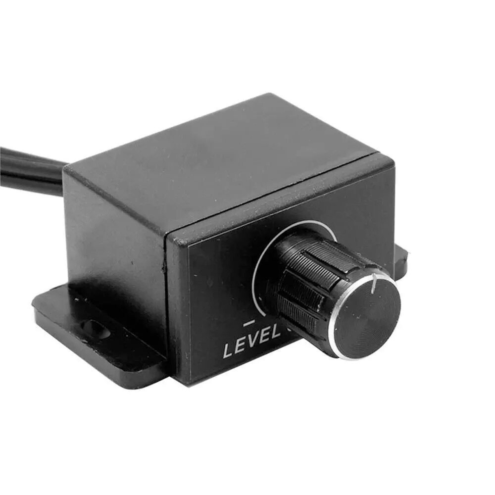 Universal Car Speakers Amplifier RCA Level Controller Audio Bass Control Knob