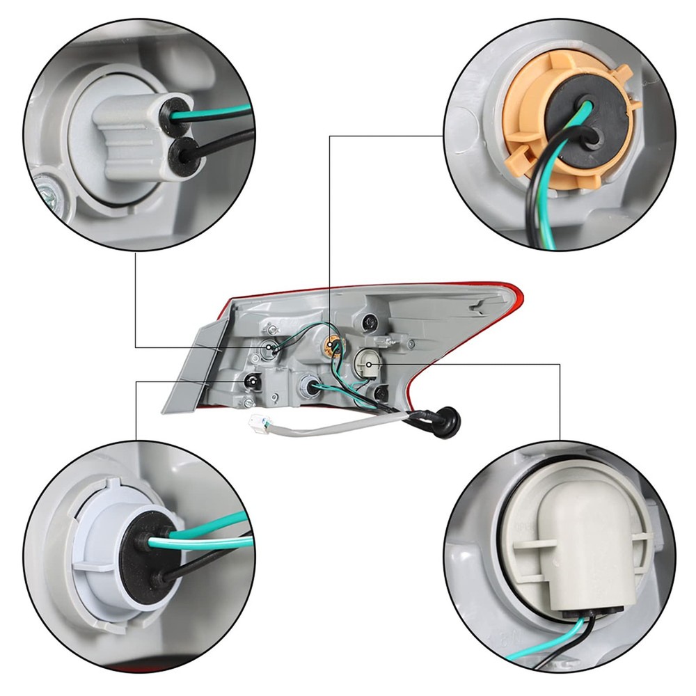 Outer Left Side Taillight Replacement for Sentra 2016 Replacement for 265553YU0A