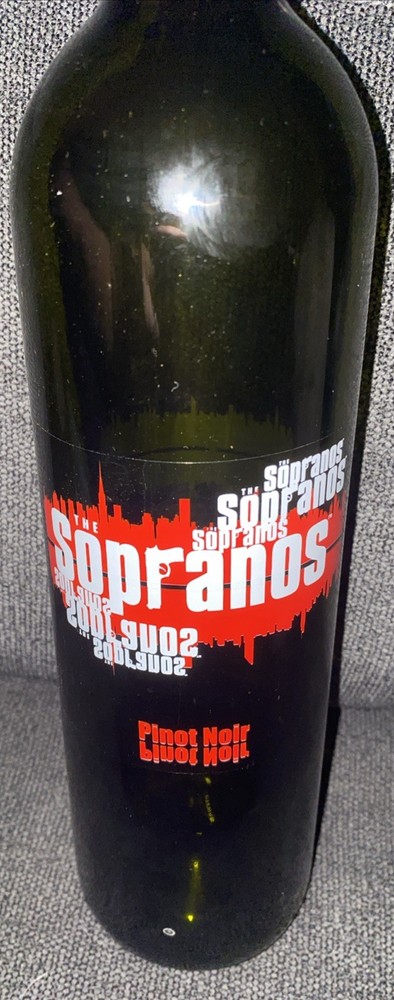 2007 The Sopranos Chianti Empty Wine Bottle