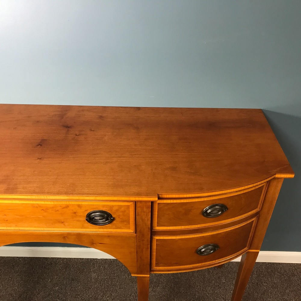 David Lefort Cherry & Tiger Maple Sideboard