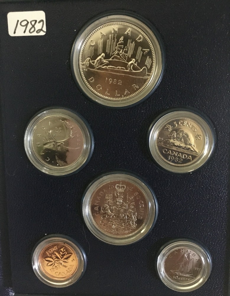 1982 SPECIMEN SET CANADIAN MINT