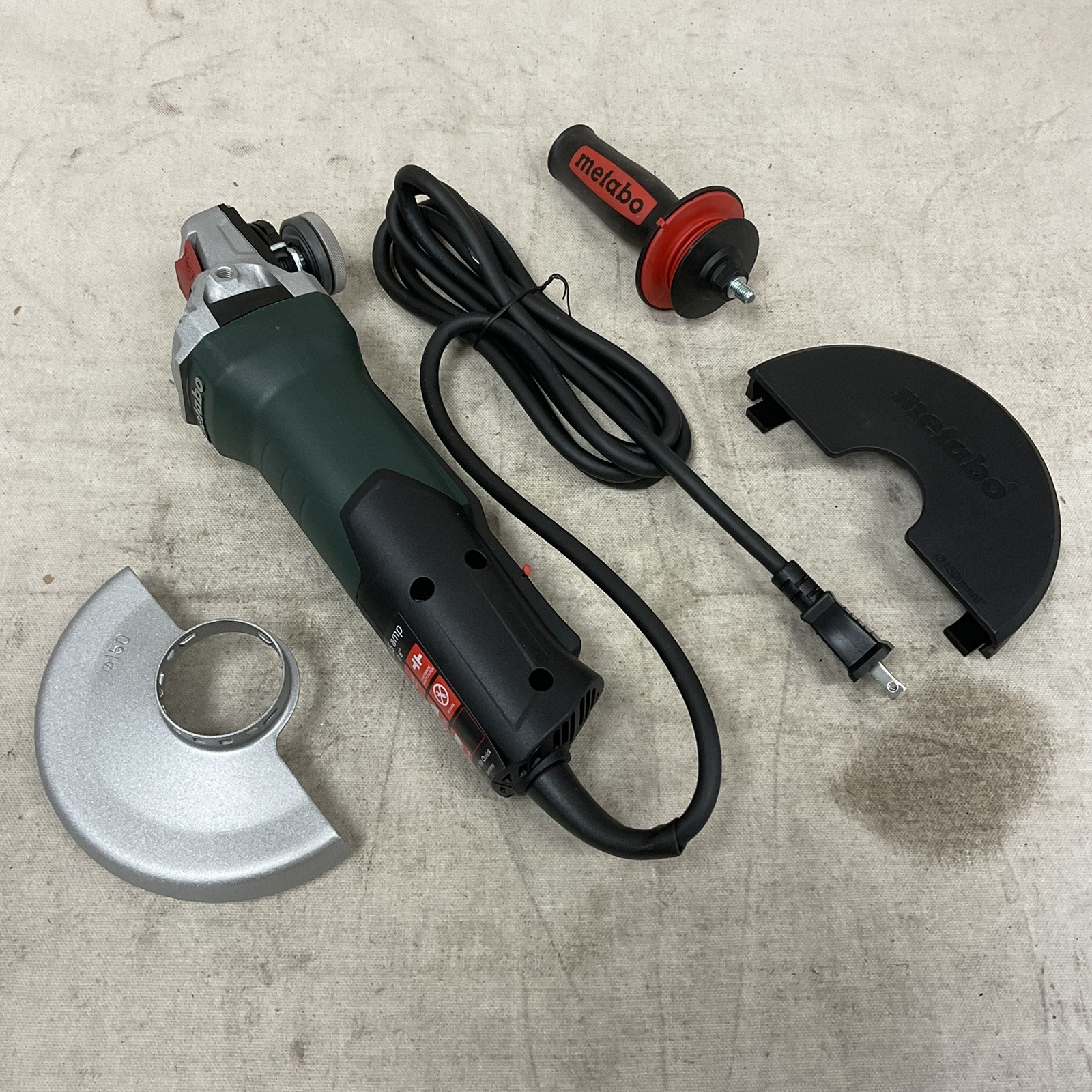 METABO WEP 15-150 QUICK Angle Grinder 13.5A 9600rpm 6" Wheel 120V