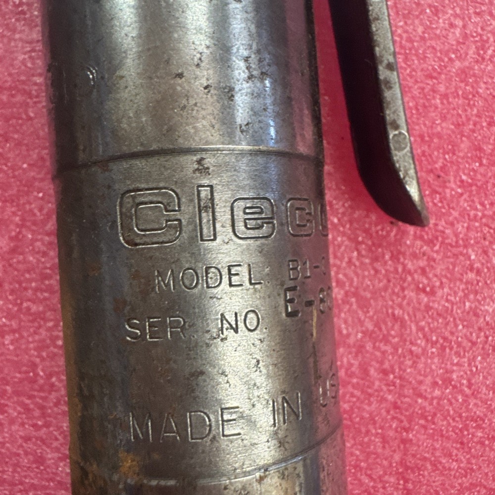 CLECO, CHISEL & NEEDLE SCALER, PNEUMATIC, MODEL B1-C *UNTESTED* bin9